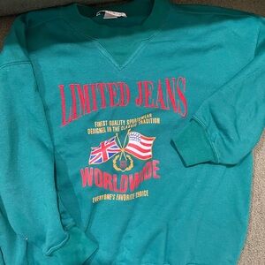 The Limited Teal vintage Sweater